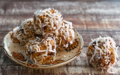 Date Skillet Cookies With Crispy Rice Cereal and Coconut